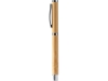 Ручка роллер бамбуковая PIRGO, серебристый