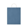 Подарочный пакет больш 90 г/м&#178;, синий, бумага