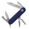 Нож перочинный Stinger, 90 мм, 11 функций, материал рукояти: АБС-пластик (синий), в блистере, синий, пластик