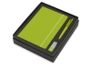 Подарочный набор Vision Pro Plus soft-touch с флешкой, ручкой и блокнотом А5, зеленый, soft touch