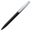 Ручка шариковая Pin Soft Touch, черная, черный, пластик; покрытие софт-тач