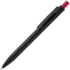 Ручка шариковая Chromatic, черная с красным, черный, красный, металл