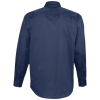 Рубашка мужская с длинным рукавом Bel Air, темно-синяя (кобальт), синий, серый, хлопок