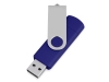 USB/micro USB-флешка на 16 Гб «Квебек OTG», синий, soft touch
