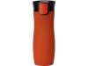 Вакуумная герметичная термокружка «Streamline» с покрытием soft-touch, красный, металл, soft touch