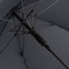 Зонт-трость с цветными спицами Color Style, серый, серый, soft touch