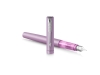 Перьевая ручка Parker Vector, F, розовый, серебристый, металл