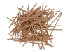 Набор крафтовых трубочек «Kraft straw», коричневый, бумага