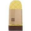 Прихватка-рукавица Keep Palms, горчичная, желтый, хлопок; лен, ватин 280 г/м²