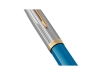 Ручка перьевая Parker 51 Premium, F/M, желтый, голубой, серебристый, металл