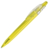 X-8 FROST, ручка шариковая, фростированный желтый, пластик, желтый, пластик