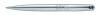 Ручка шариковая Pierre Cardin BARON. Цвет - серебристый. Упаковка В., серебристый, латунь, нержавеющая сталь