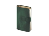 Ежедневник недатированный А5- «Sienna», зеленый, кожзам