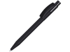 Ручка шариковая из вторично переработанного пластика «Pixel Recy», черный, пластик