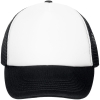 Бейсболка Sunbreaker, черная с белым, черный, белый, полиэстер 100%, плотность 160 г/м²