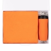 Набор Proforma, оранжевый, оранжевый, крышка, термостакан - пластик, внутренняя колба; нержавеющая сталь, корпус; покрытие софт-тач; плед - флис, плотность 180 г/м²; коробка - переплетный картон; наполнитель - бумага