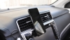 Автомобильный держатель для телефона "Allo", покрытие soft touch, черный, металл/soft touch