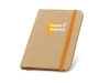 Блокнот карманного размера «FLAUBERT», оранжевый, картон
