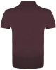 Рубашка поло мужская Prime Men 200 бордовая, бордовый, полиэстер 65%; хлопок 35%, плотность 200 г/м²; пике