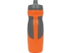 Спортивная бутылка «Flex», серый, оранжевый, пластик