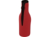 Чехол для бутылок «Fris» из переработанного неопрена, красный, неопрен