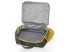 Изотермическая сумка-холодильник «Breeze» для ланч-бокса, серый, желтый, полиэстер