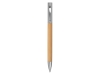 Ручка бамбуковая шариковая «Saga», серый, пластик, бамбук