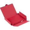 Набор Flat, красный, красный, покрытие софт-тач; пластик; картон