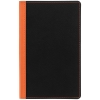 Ежедневник Nice Twice, недатированный, черный с оранжевым, черный, оранжевый, soft touch