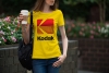 Футболка «Kodak», желтый, хлопок