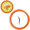 Часы настенные "ПРОМО" разборные ; оранжевый,  D28,5 см; пластик, оранжевый, пластик