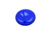 USB 2.0- флешка промо на 8 Гб круглой формы, синий, пластик