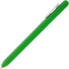 Ручка шариковая Swiper Soft Touch, зеленая с белым, зеленый, белый, пластик; покрытие софт-тач