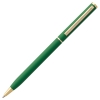 Ручка шариковая Hotel Gold, ver.2, матовая зеленая, зеленый, металл