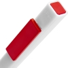 Ручка шариковая Swiper SQ, белая с красным, белый, красный