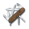 Нож перочинный VICTORINOX Hiker, 91 мм, 11 функций, деревянная рукоять, ореховое дерево