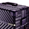 Чемодан Aluminum Frame PC Luggage V1, фиолетовый, фиолетовый, корпус - поликарбонат; рама, уголки - металл; подкладка - полиэстер
