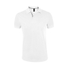 Рубашка поло мужская "Portland Men" белый, серый_S, 100% х/б, 200г/м2, белый, серый, хлопок 100%, плотность 200 г/м2