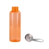 Бутылка для воды "H2O" 500 мл, оранжевый, пластик