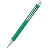Ручка металлическая Rebecca софт-тач, зеленая, зеленый