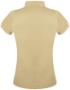 Рубашка поло женская Prime Women 200 бежевая, бежевый, полиэстер 65%; хлопок 35%, плотность 200 г/м²; пике