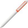 Ручка шариковая Hint Special, белая с оранжевым, белый, оранжевый, пластик