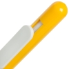 Ручка шариковая Swiper, желтая с белым, белый, желтый, пластик