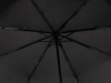 Зонт складной «Britney» с большим куполом, автомат, черный, полиэстер, soft touch