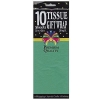 Упаковочная бумага "Тишью", зеленый, 10 листов в упаковке, размер листа 50*66 см, зеленый, бумага