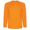 Спортивная футболка MONTECARLO L/S мужская, ФЛУОРЕСЦЕНТНЫЙ ОРАНЖЕВЫЙ 2XL, флуоресцентный оранжевый