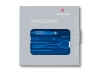 Швейцарская карточка «SwissCard Classic», 10 функций, синий, металл