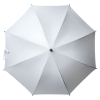 Зонт-трость Standard, белый с серебристым внутри, белый, серебристый, полиэстер