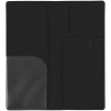 Дорожный органайзер Dorset, черный, черный, искусственная кожа; покрытие софт-тач