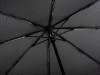 Зонт складной автоматический, черный, полиэстер
